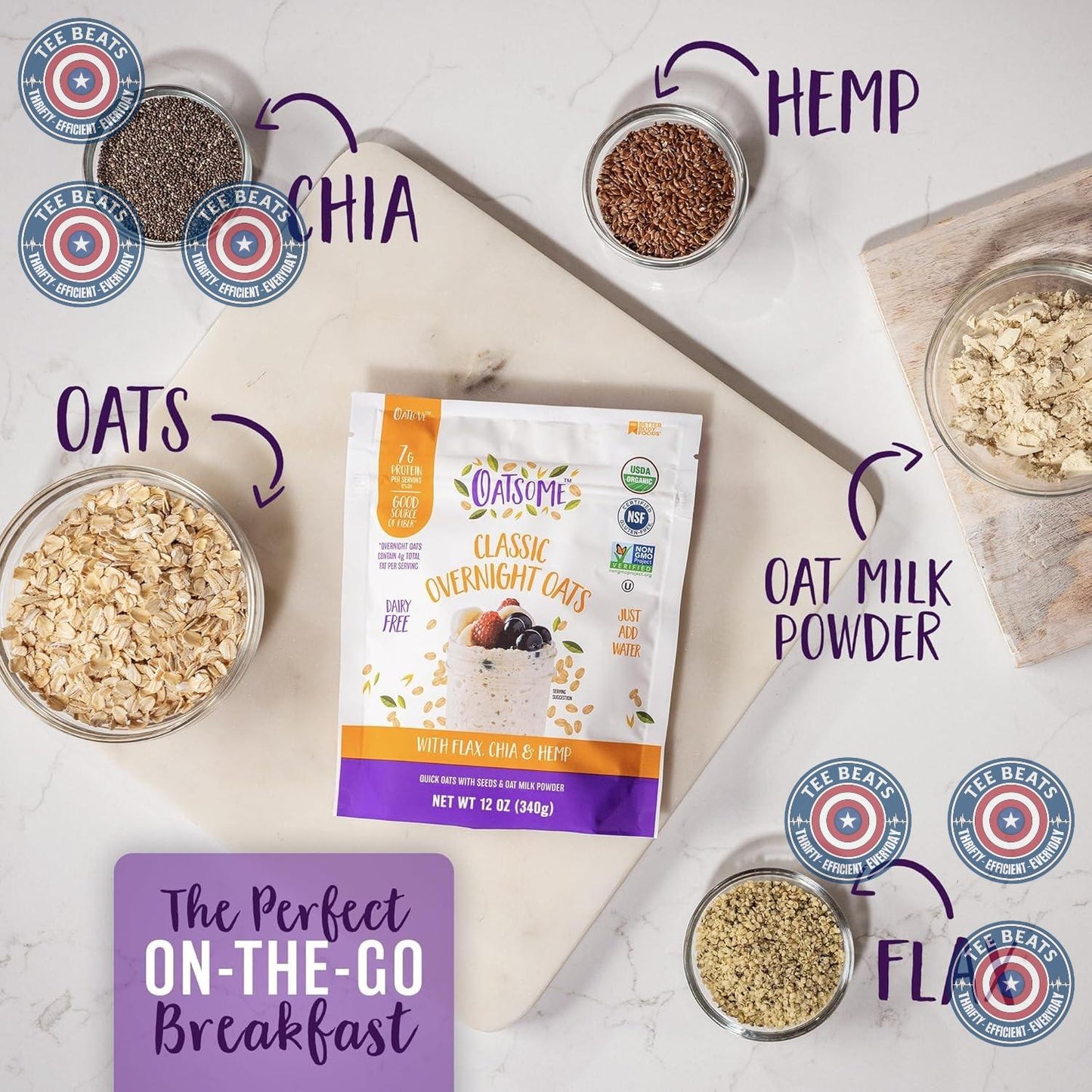 gluten-free whole grain organic rolled oats