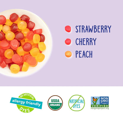 gluten-free with no high fructose corn syrup or artificial dyes