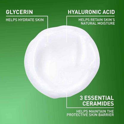 CeraVe Hydrating Facial Cleanser – NEA Certified Safe Choice for Sensitive, Eczema-Prone Skin