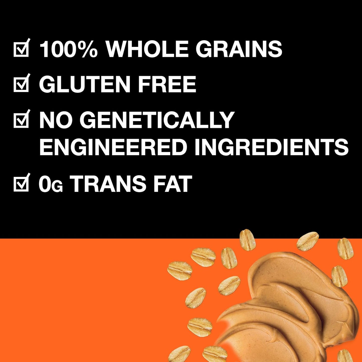 gmo project verified and good source of fiber (8g fat per serving)