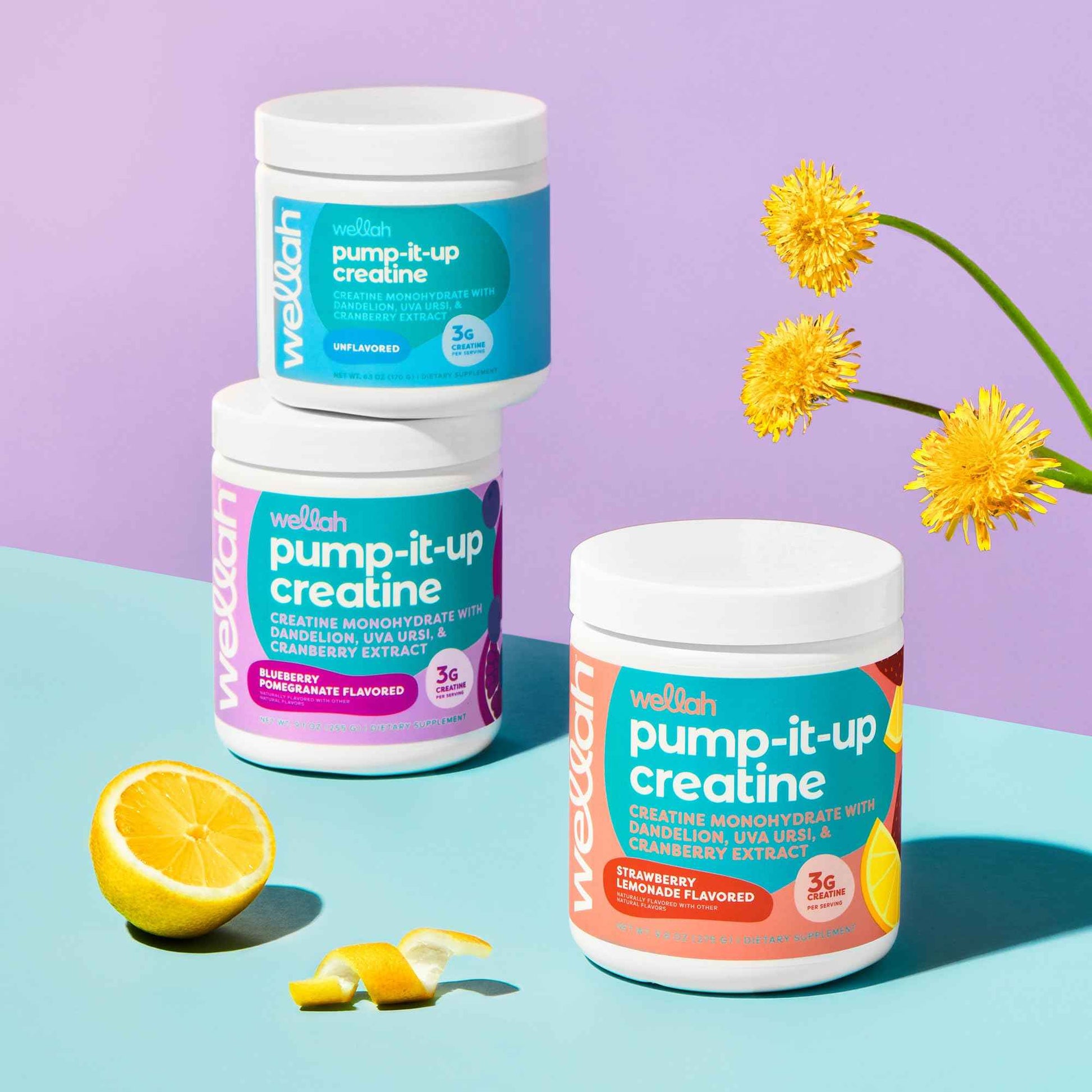 Wellah Pump-It-Up Creatine — Thoughtful Birthday Gift for Women Who Lift, Train, and Prioritize Their Health