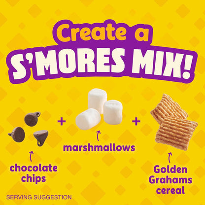 Golden Grahams Breakfast Cereal, Graham Cracker Taste, Made with Whole Grain – Quick Desk Snack for Busy Work-from-Home Professionals