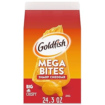 Goldfish Cheddar Cheese Crackers – Nostalgic Throwback Snack Gift for the Coworker Break Room and Office Secret Santa, 27.3 oz