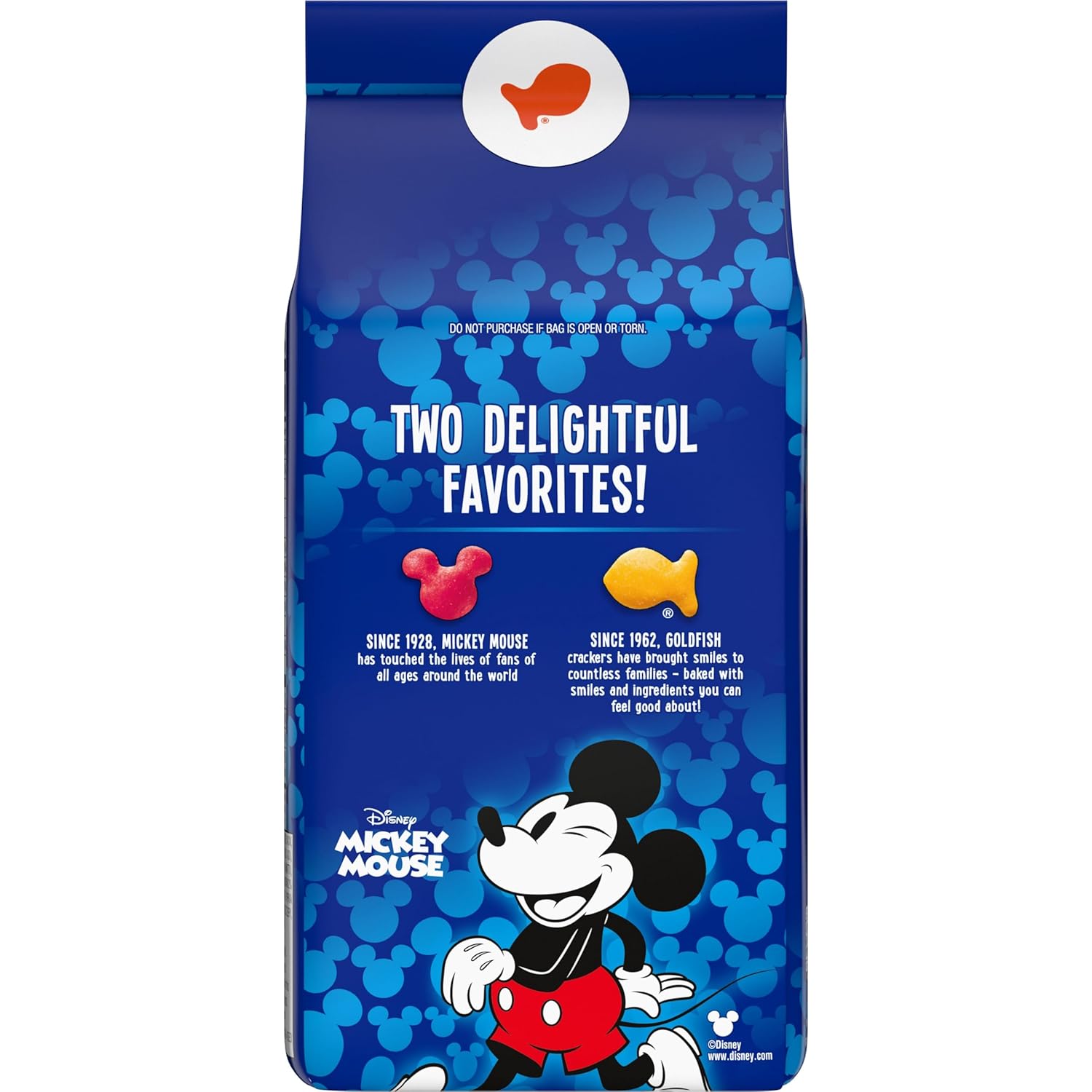 Goldfish Disney Mickey Mouse Cheddar Crackers Baked Never Fried Snack for Kids, 6.6 oz Pepperidge Farm