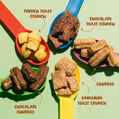 Cinnamon Toast Crunch Cereal – Late-Night Study Snack for College Students, 32 oz Resealable Bag
