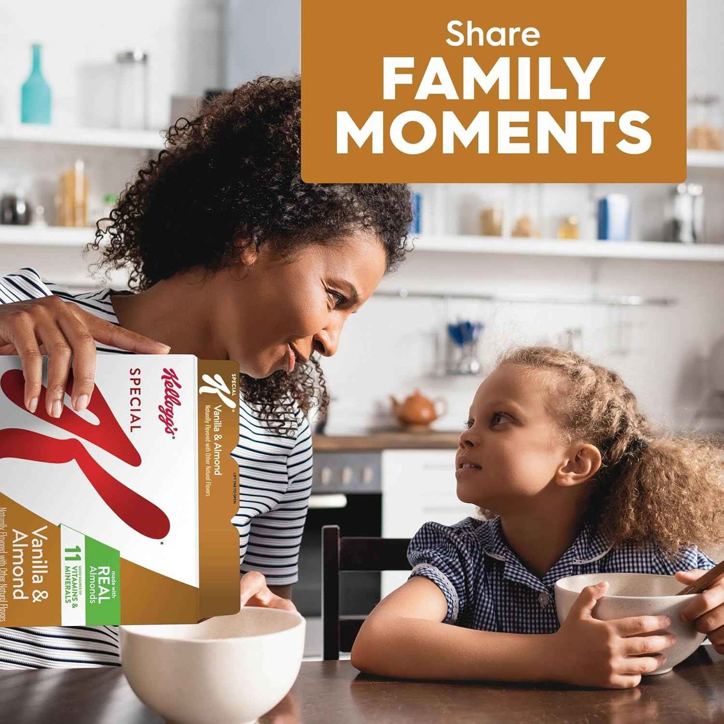 Kellogg's Special K Vanilla Almond Cereal for Home Wellness Routines, Fiber-Rich Heart-Conscious Breakfast