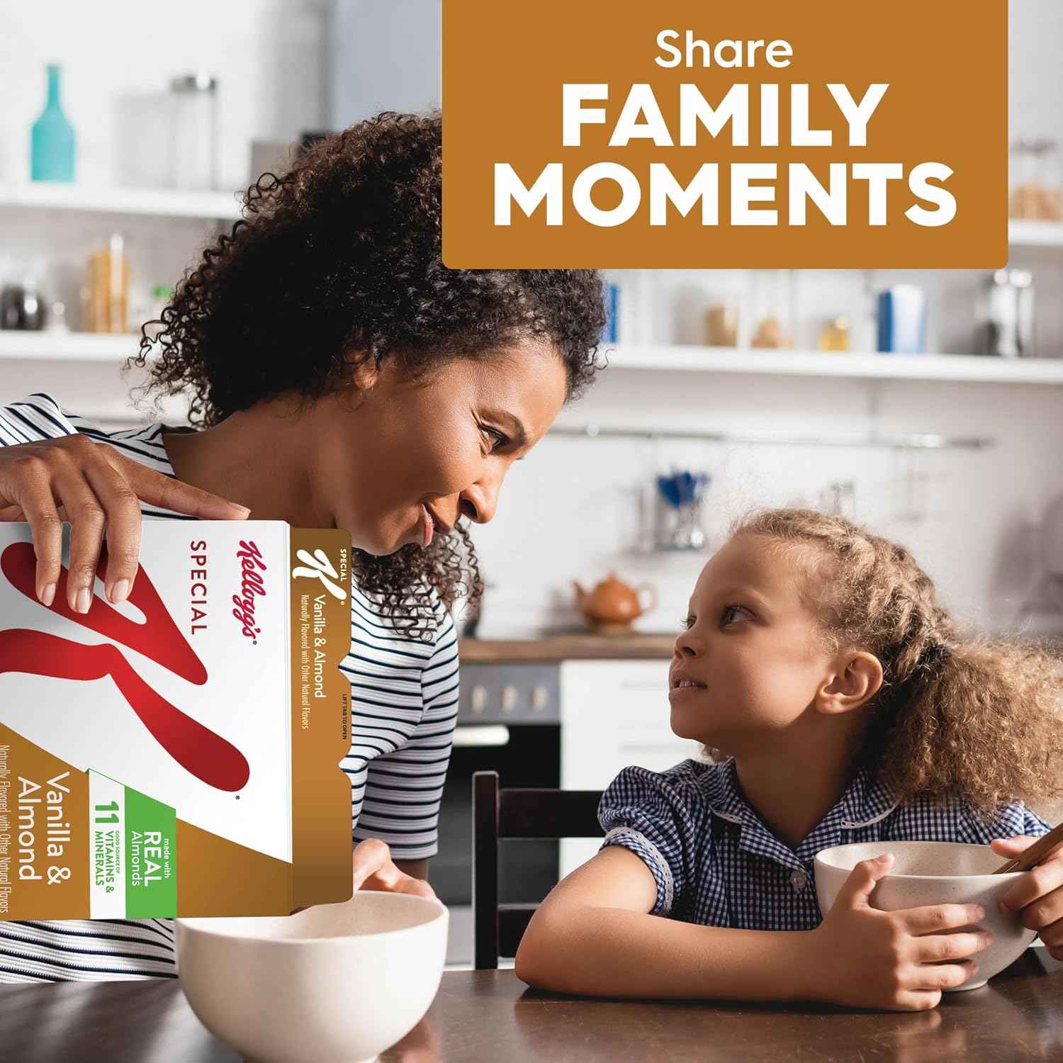 Kellogg's Special K Vanilla Almond Cereal for Home Wellness Routines, Fiber-Rich Heart-Conscious Breakfast