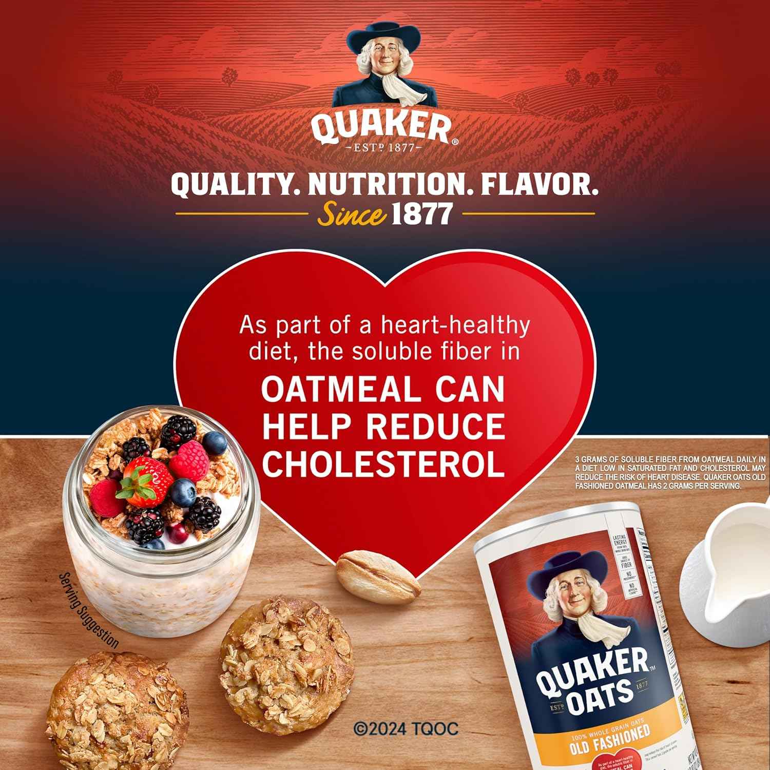 Quaker Quick 1-Minute Oatmeal – Family Breakfast Table Staple for Kid-Friendly Morning Bowls