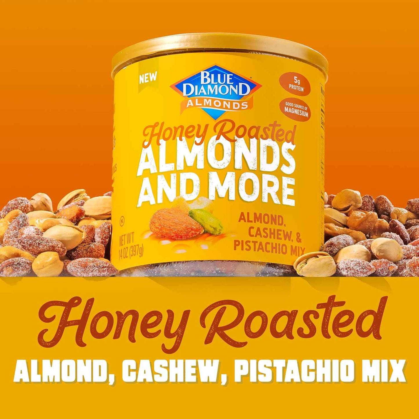 Blue Diamond Almonds Mixed Nuts – Desk Snack for Work From Home Focus and Office Productivity