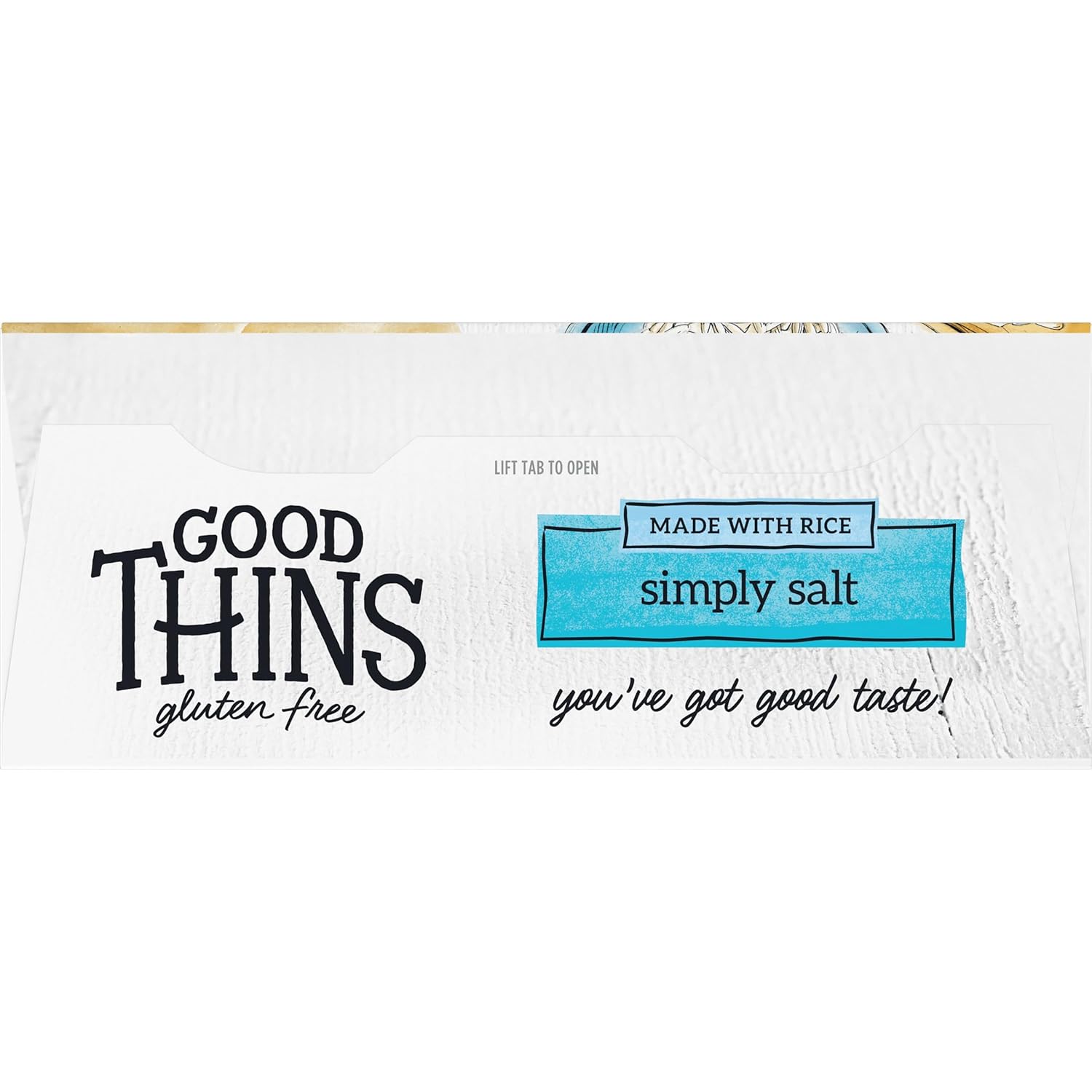 Good Thins Simply Salt Rice Snacks Gluten Free Crackers for Hiking Backpack, Durable Round Shape That Won't Crumble on the Trail