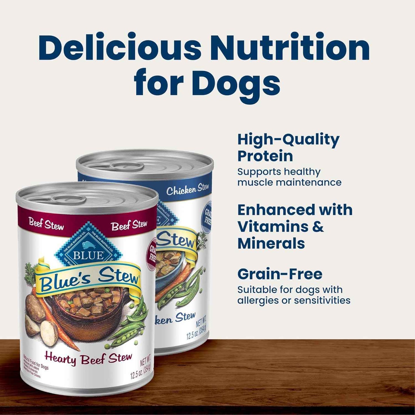 Blue Buffalo Blue's Stew Variety Pack, Thoughtful Holiday Present for the Dog Parent Who Has Everything
