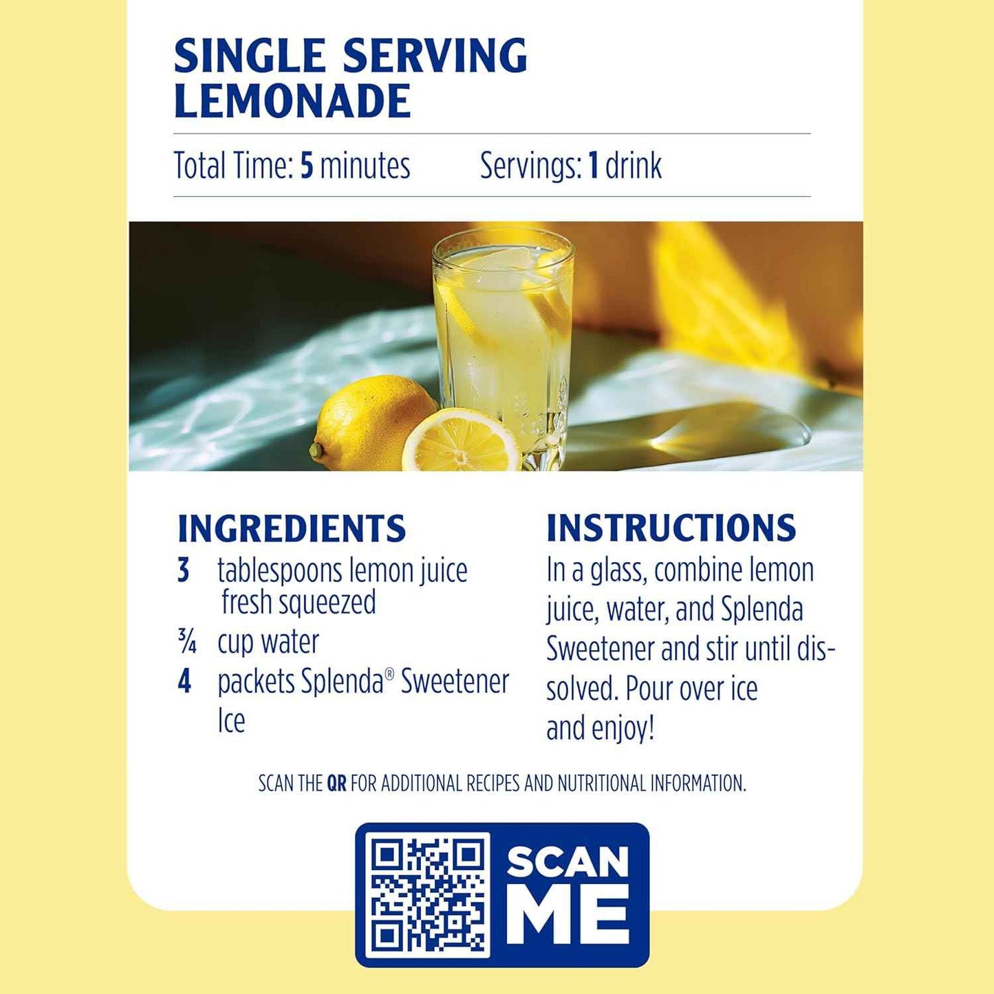 SPLENDA Zero Calorie Sweetener Packets – Office Desk Productivity Booster, Single-Serve Sucralose for Quick Mid-Workday Coffee