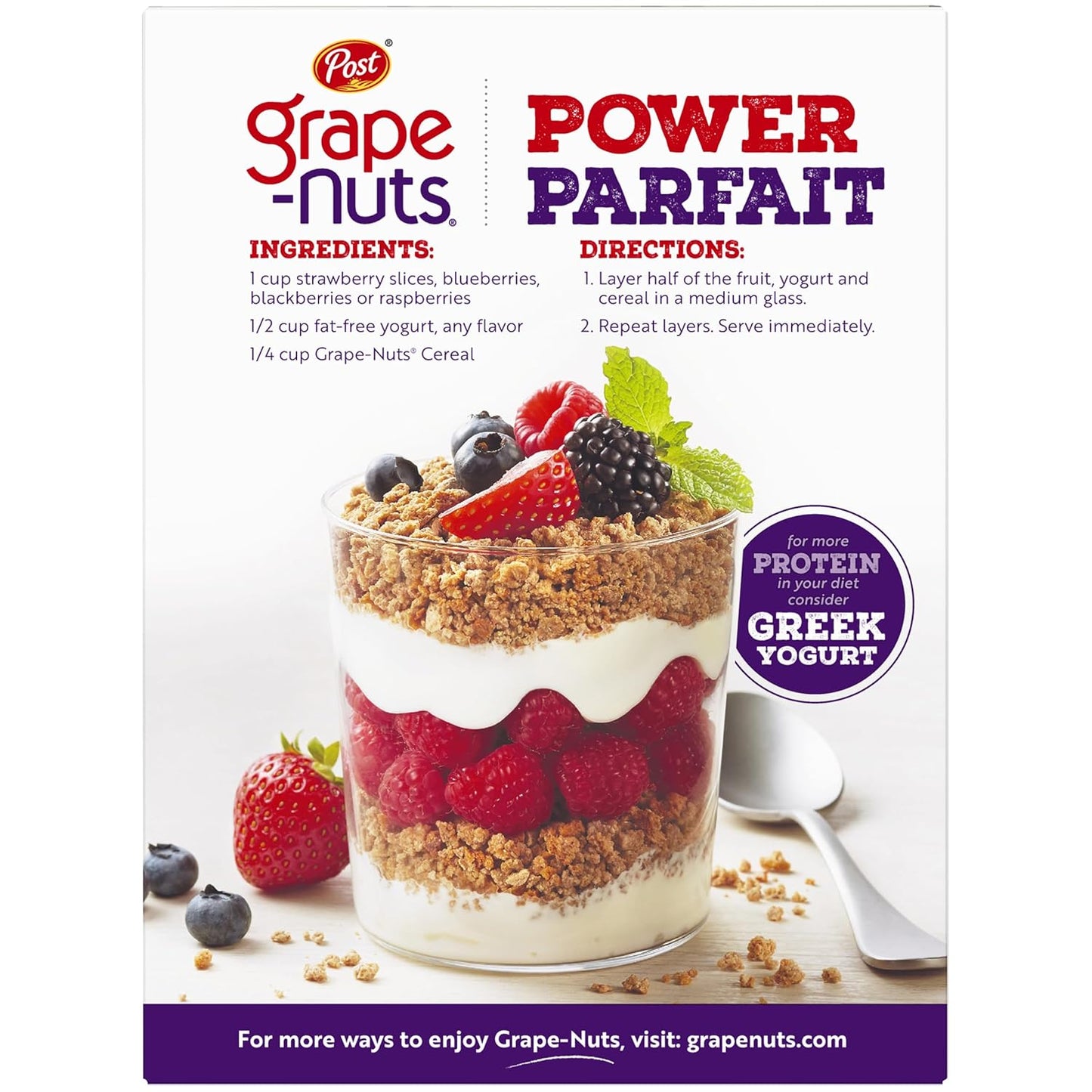 Grape-Nuts Original Breakfast Cereal – Quick Breakfast Bowl for the Home Office Morning, Whole Grain Fuel for Focused Workdays