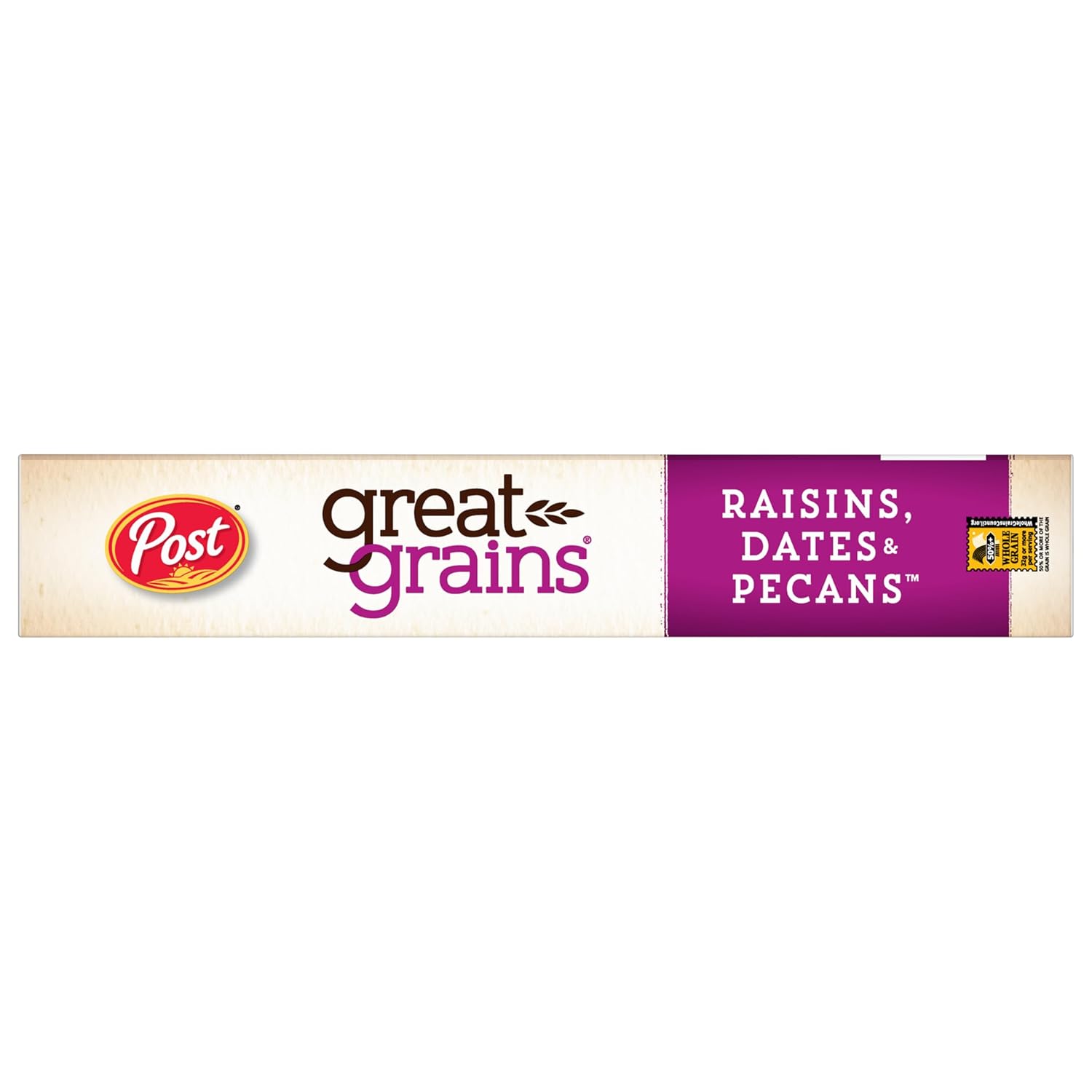 Great Grains Raisin Date Pecan Breakfast Cereal – Fiber Rich Non-GMO Cereal for Cholesterol Conscious Adults, 16 oz