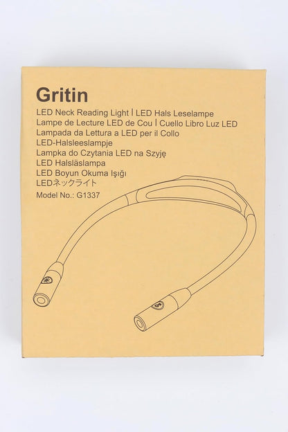 Gritin LED Neck Reading Light – Focused Task Light for Late-Night Studying in Shared Rooms