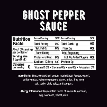 Melinda's Ghost Pepper Hot Sauce - Spicy Gourmet Birthday Gift for Her, Spicy Food Lovers and Heat Seekers, 10oz Squeeze Bottle