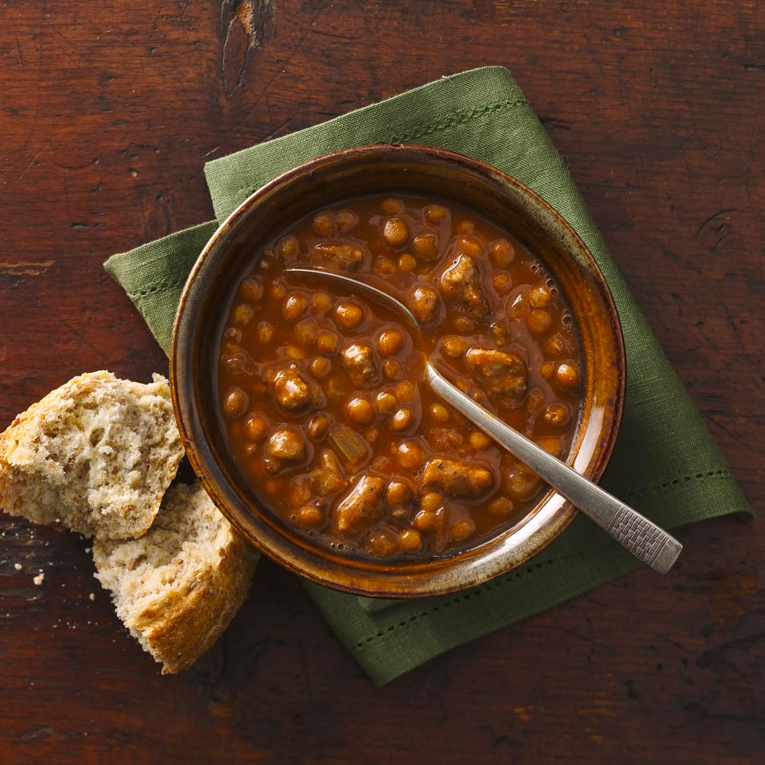half cup of vegetables per serving in the lentil variety