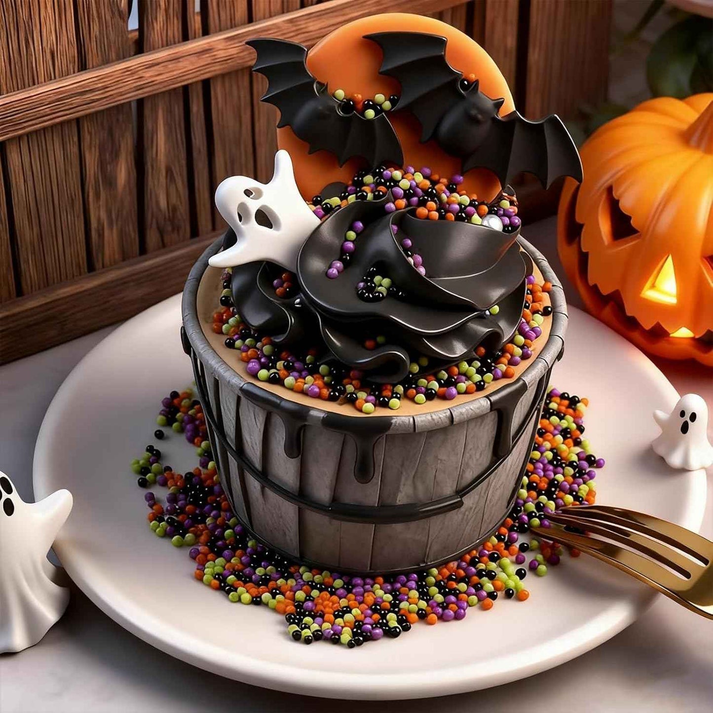 Halloween Sprinkles - Statement Table Decor for Halloween Dessert Spreads and Charcuterie Boards, 320g Edible Mix