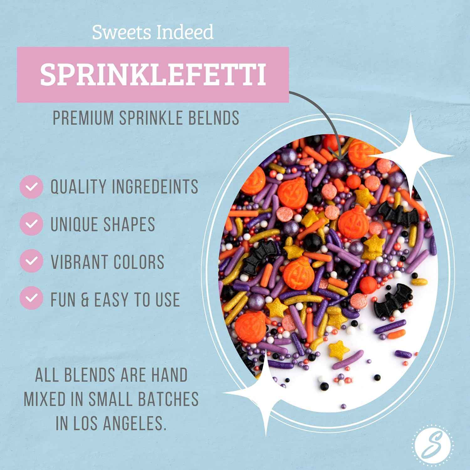 Sweets Indeed Sprinklefetti Toil & Trouble – Halloween Dessert Charcuterie & Dessert Table Centerpiece Mix