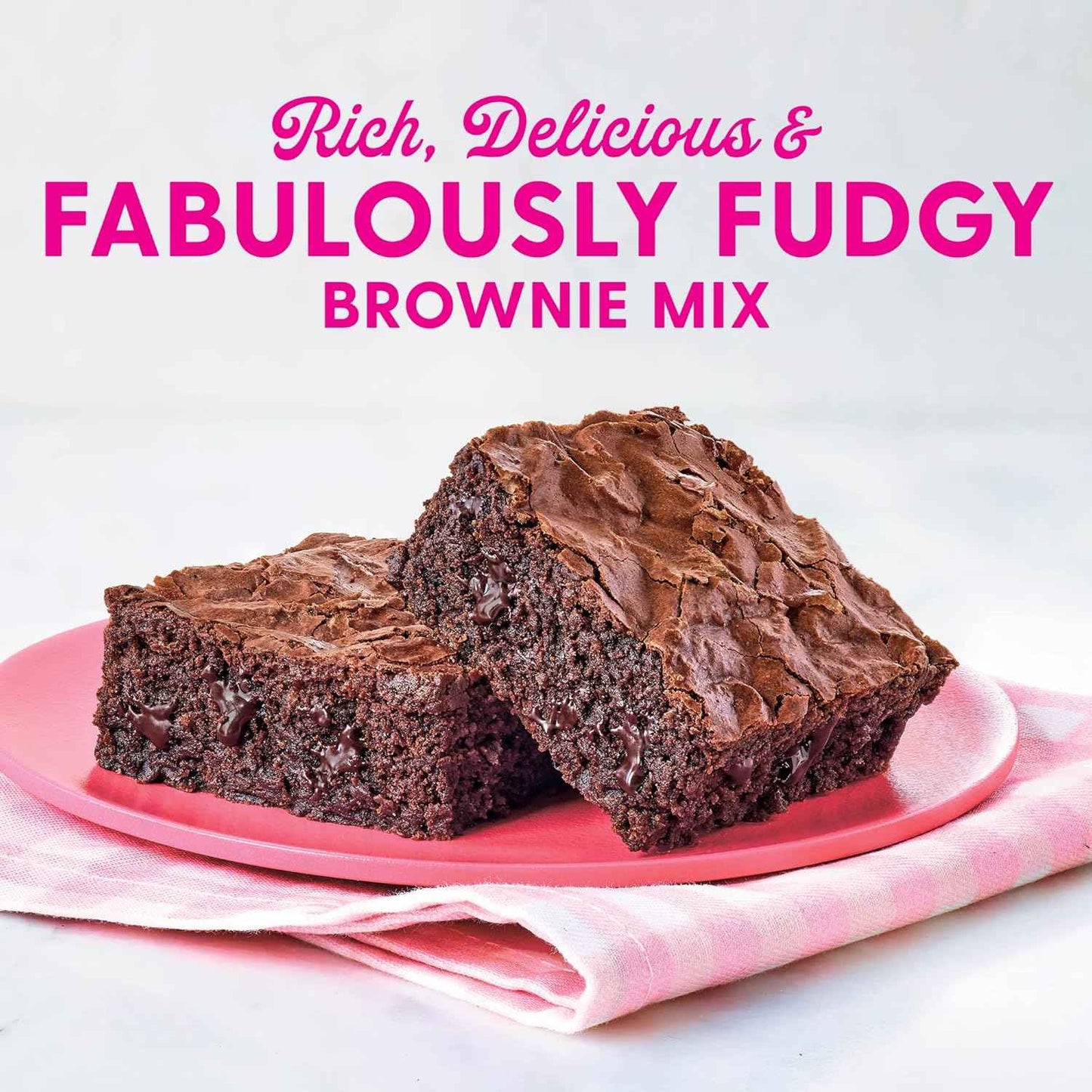 Duncan Hines Dolly Parton Fabulously Double Fudge Brownie Mix – Easy Bake-Along Dessert for Kids' Halloween Parties, 17.6 oz Family Box