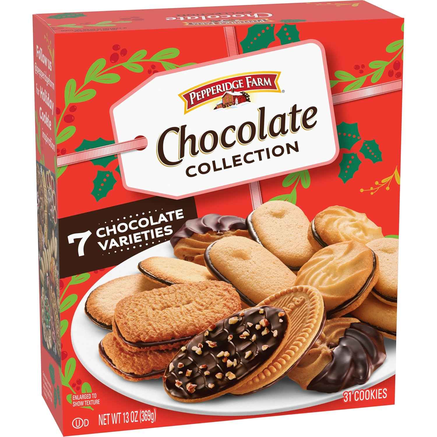 Pepperidge Farm Premium Cookies, 9 Hand-Crafted Variety Collection in 13.25 oz Gift-Ready Box - Elevated Entertaining Dessert