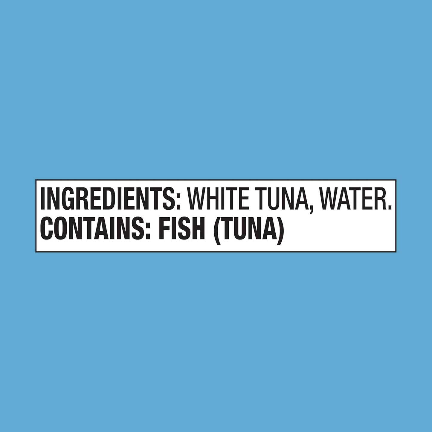 hand-filleted chunk-style cuts in water (not oil)