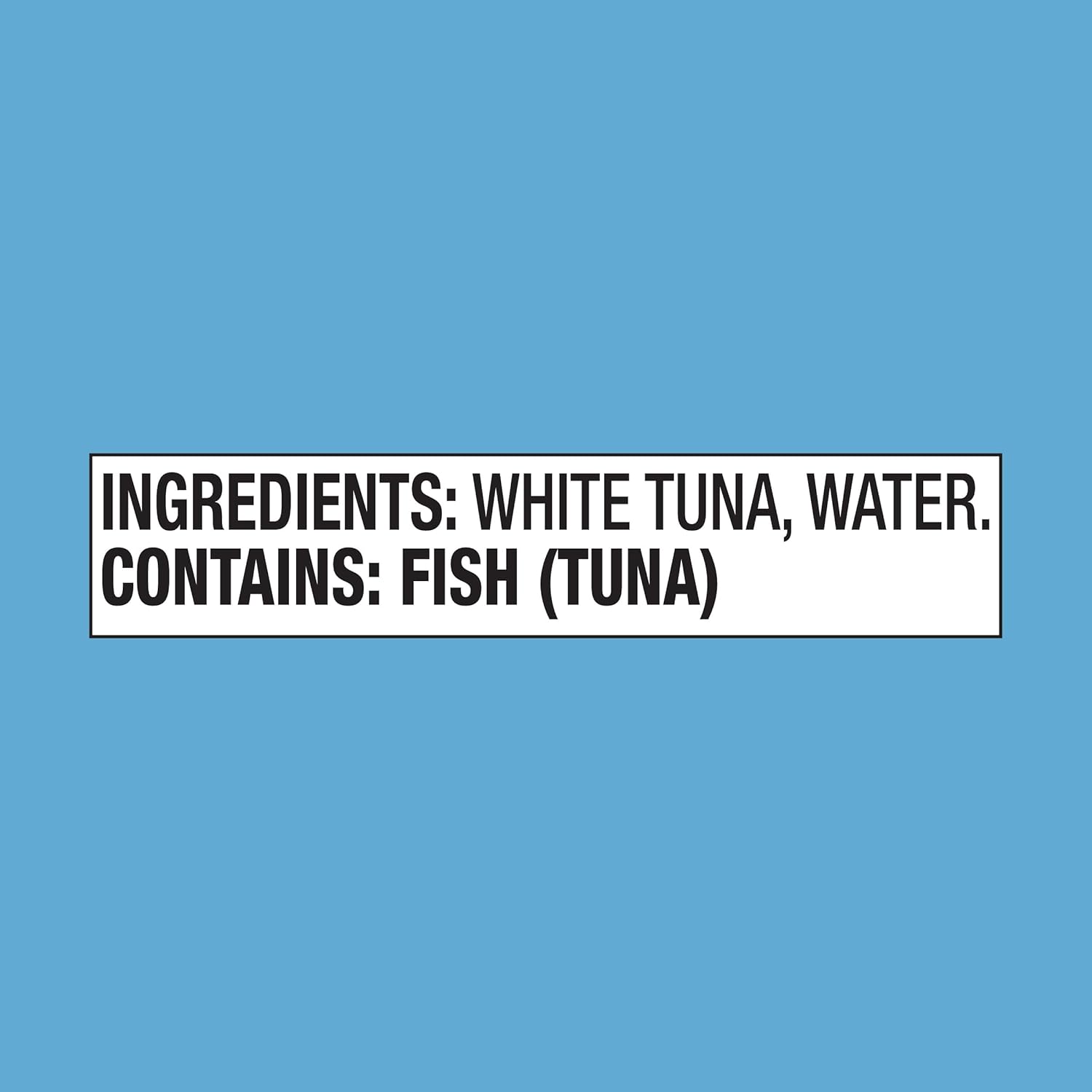 hand-filleted chunk-style cuts in water (not oil)