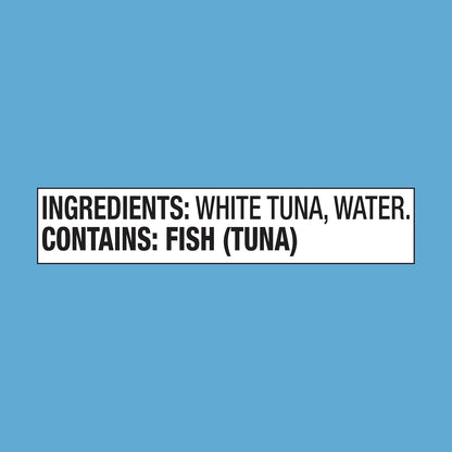 hand-filleted chunk-style cuts in water (not oil)