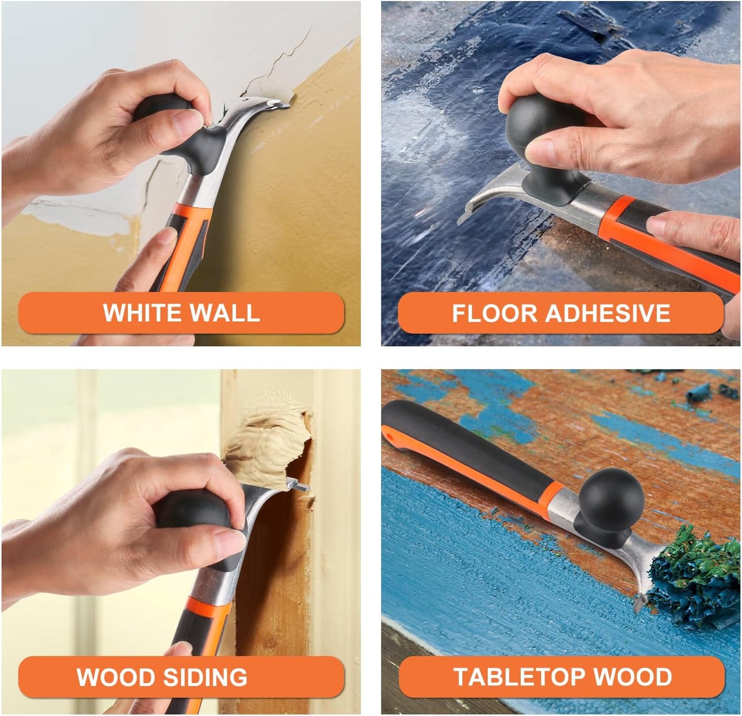 hand-powered, cordless design — no batteries, no cords, no dust-creating power tool needed