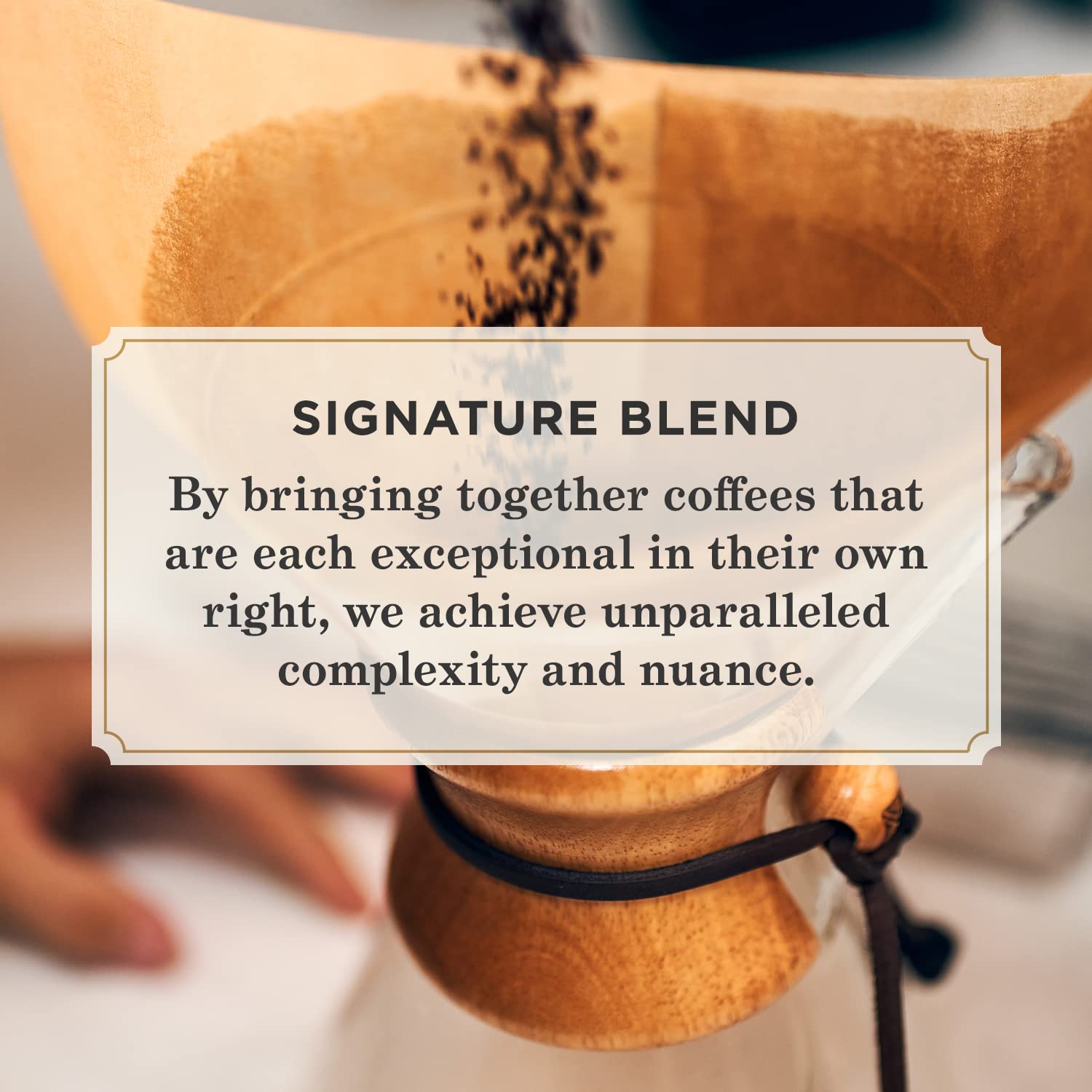 hand-roasted by a heritage roaster with 50+ years of craft