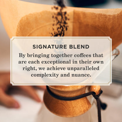 hand-roasted by a heritage roaster with 50+ years of craft