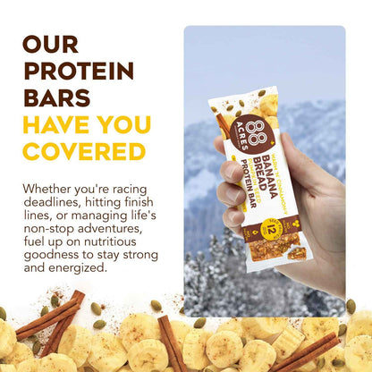 88 ACRES Banana Bread Seed Protein Bar – Desk-Drawer Snack for Focused Workdays