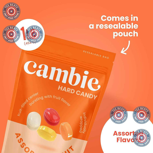 Cambie Fruit Filled Center Hard Candy – Reception Desk Candy Dish Refill for Client Waiting Areas