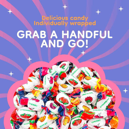 Bulk Fruity Hard Candy – Safe Grab-and-Go Treats for Classroom Parties, Stocking Stuffers, and Kids' Treat Bags