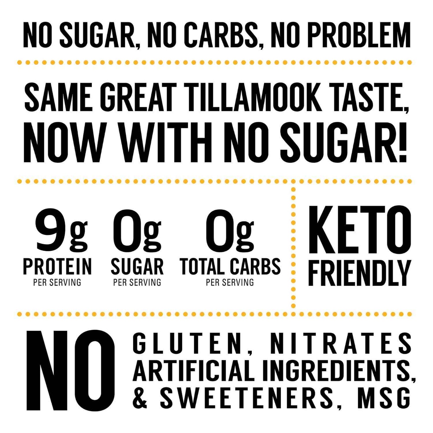 Tillamook Country Smoker Zero Sugar Sausage Sticks – Low-Carb Afternoon Snack for Mindful Eating and Appetite Control, 10 oz Bag