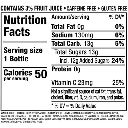 Hawaiian Punch 10oz Bottles 24 Pack – Low Calorie Vitamin C Drink for Mindful Afternoon Snacking and Hydration Routines