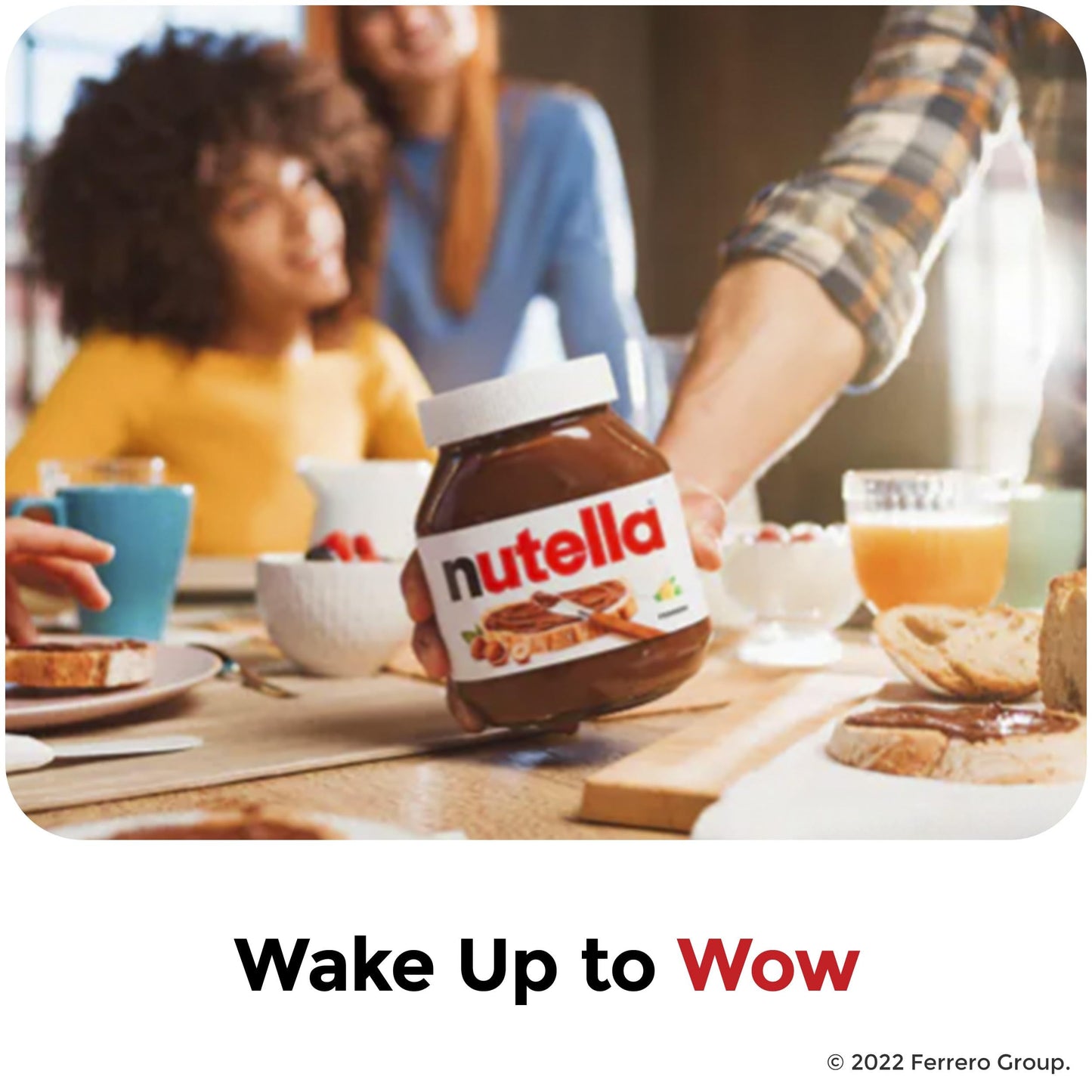 hazelnut and cocoa spread with signature creamy texture