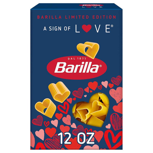 Barilla A Sign of Love Heart Pasta – Premium Limited Edition Panty Staple for Foodies, Elegant Dinner Party Centerpiece