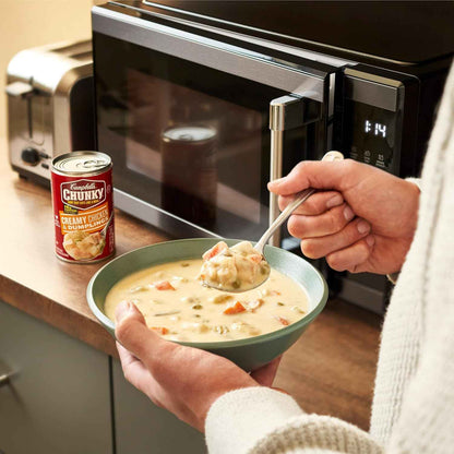 Campbell's Chunky Soup, Creamy Chicken and Dumplings – Heat-and-Eat Road Trip Lunch for Campfire Dinners