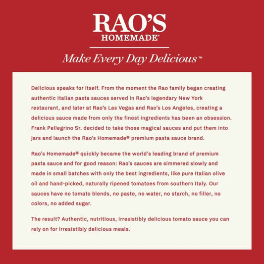 Rao's Made for Home Sausage & Potato Soup 16oz – Premium Italian Soup for Elevated Weeknight Dining