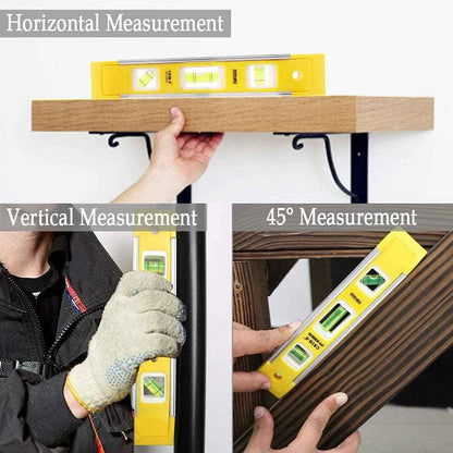 DOWELL Pocket Box Level Magnetic – Straight Lines for Gallery Walls, Hallways, and Bedside Art