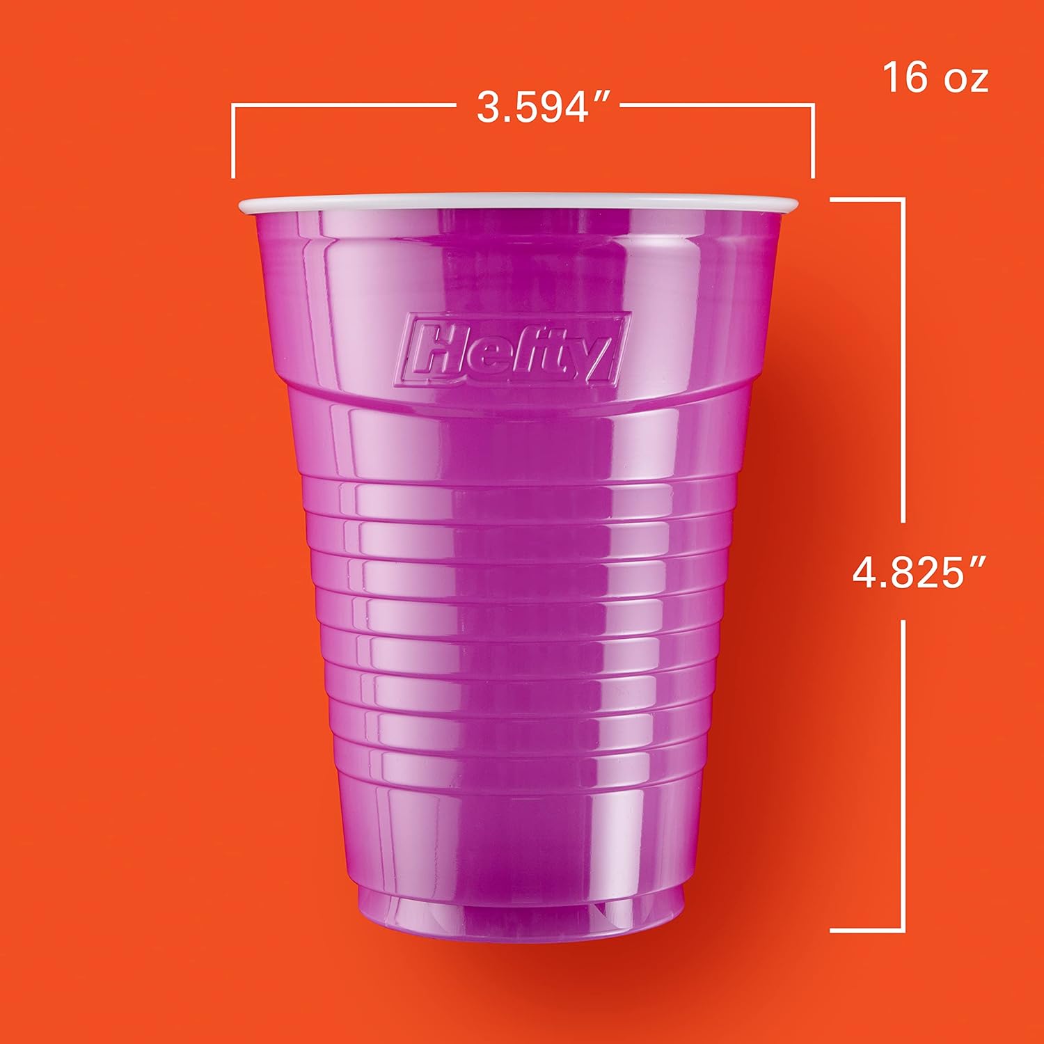 Hefty Party On Red White and Blue Cups – Thoughtful Housewarming Gift for Summer Hosts Who Love to Entertain, 76 Pieces