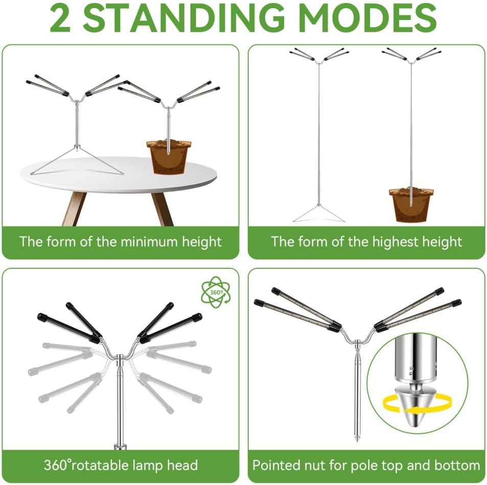Grow Lights for Indoor Plants – Mindful Self-Care Ritual for Houseplant Therapy at Home