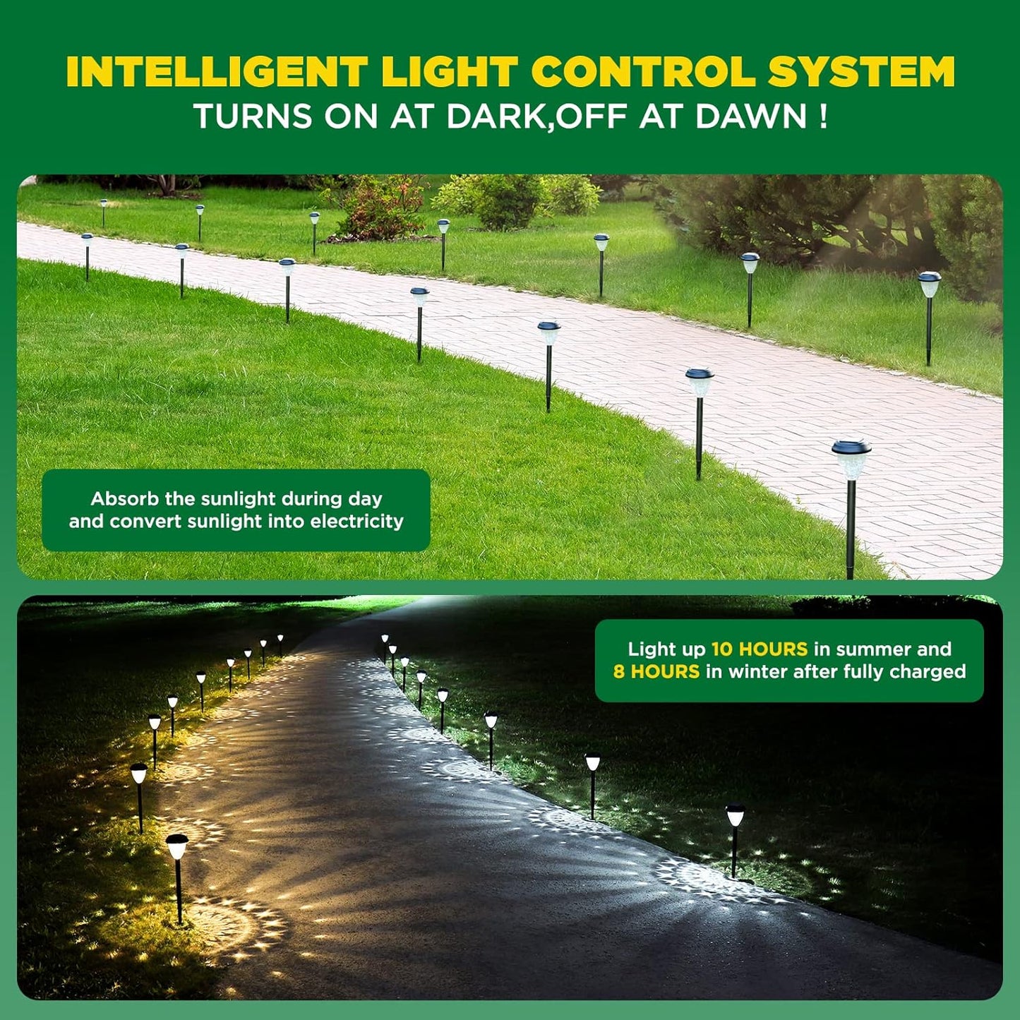 height-adjustable light poles with mandala-pattern crystal shade for decorative light projection