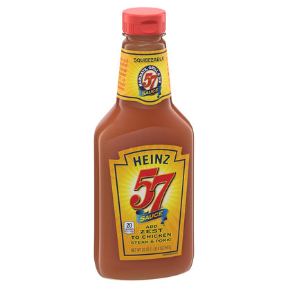 Heinz 57 Original Sauce for Tailgate Cookouts, Portable 20 oz Bottle for Grilling Chicken and Brisket