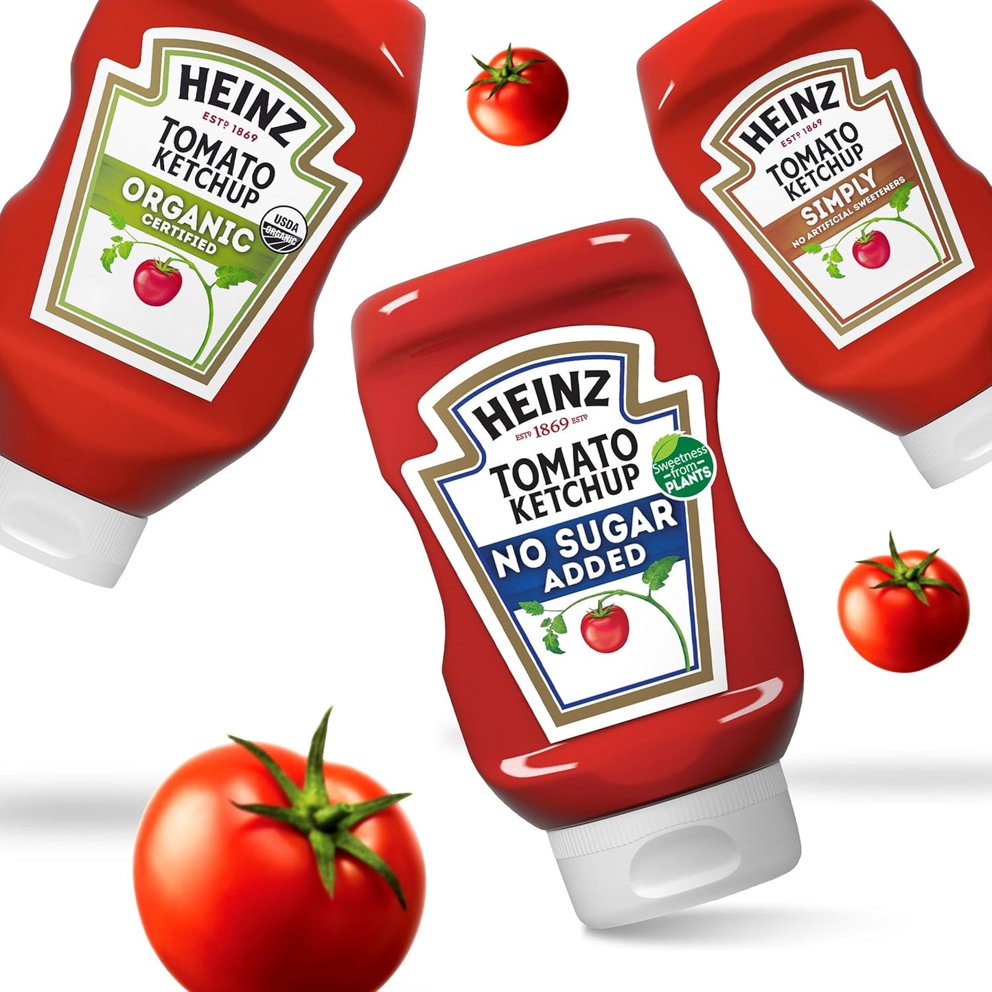 Heinz Sugar Free Tomato Ketchup – Better-For-You Condiment for Carb-Conscious Kitchens