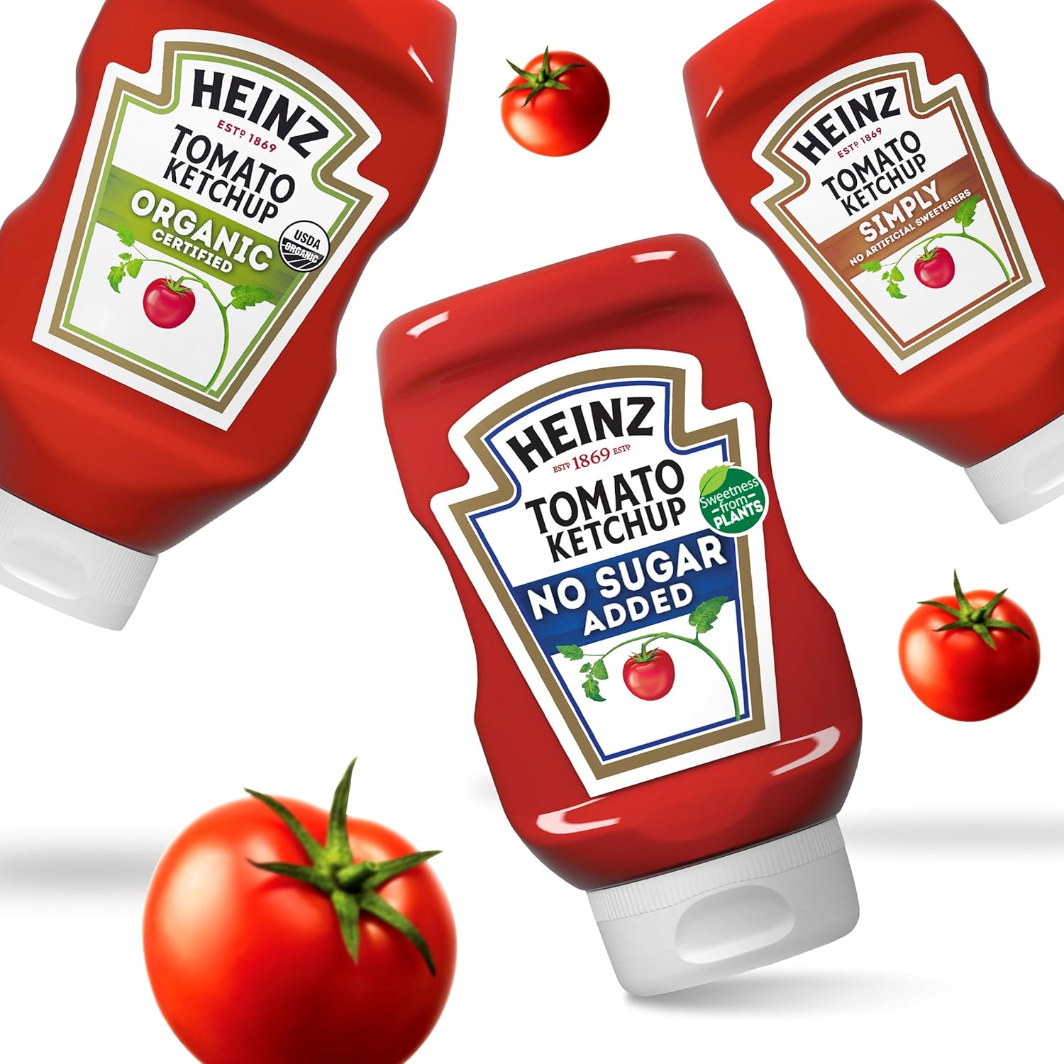 Heinz Sugar Free Tomato Ketchup – Better-For-You Condiment for Carb-Conscious Kitchens
