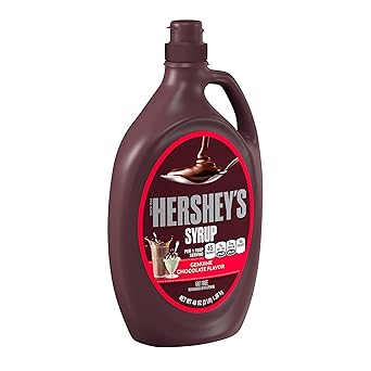 HERSHEY'S Chocolate Syrup 24 oz – Classic Branded Pantry Staple for a Cozy Breakfast Nook Aesthetic
