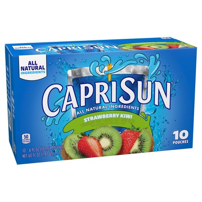 Hi-C Pokemon Strawberry Kiwi Juice – Refrigerator Pantry Staple for Kids Lunches, 30 Pouch Pack
