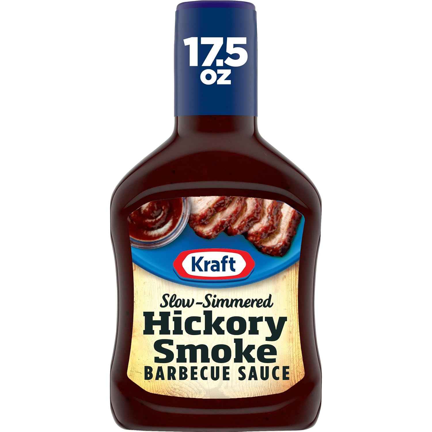 Kraft Hickory Smoke Slow-Simmered Barbecue Sauce, 17.5 oz Bottle – Thoughtful Housewarming Gift for the Grilling Enthusiast